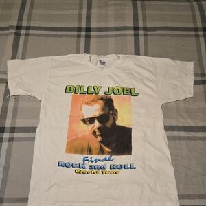 Billy Joel final rock and roll world tour t-shirt